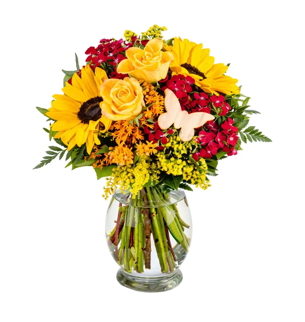 Joyful Garden Blooms & Gourmet Chocolates